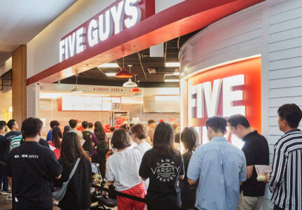 Ubicación de Five Guys en Corea